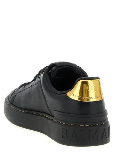 Balmain Sneakers 'court' Gold-tone Detail