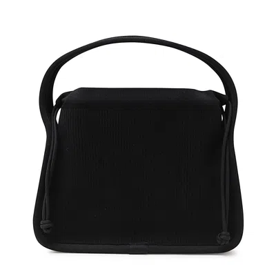 Alexander Wang Compact Ryan Fabric Handbag In Black