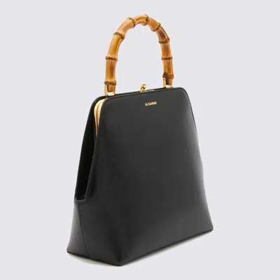 Jil Sander Goji Bamboo Crocodile-embossed Tote Bag