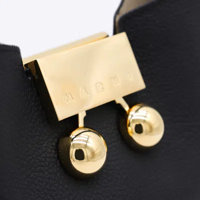 Marni Trunkaroo Leather Bucket Bag