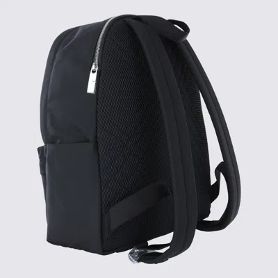 Burberry Black Backpack With Spacious Design And Padded Straps