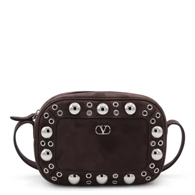 Valentino Garavani Nellcote Shoulder Bag In Brown