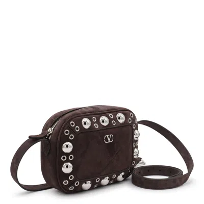 Valentino Garavani Nellcote Shoulder Bag In Brown