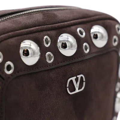 Valentino Garavani Nellcote Shoulder Bag In Brown