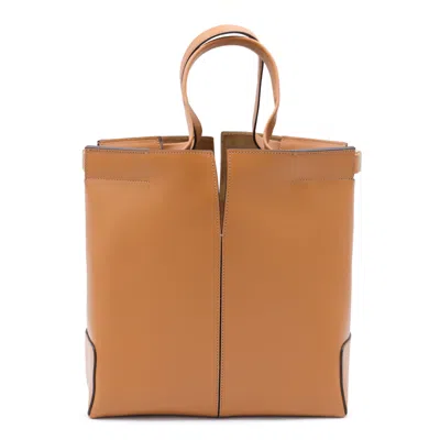 Tod's Tods Brown Leather Totes In Brown