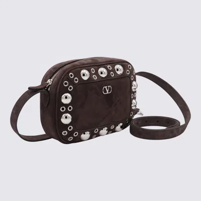 Valentino Garavani Nellcote Shoulder Bag In Brown