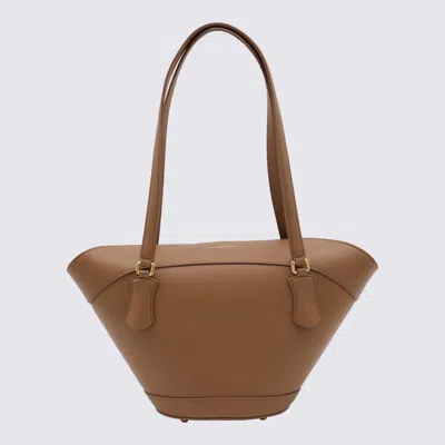 Dolce & Gabbana Brown Shoulder Bag With Two Top Handles And Buckle Closure On The Front In Brown