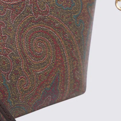 Etro Jacquard Paisley Fabric Shoulder Bag