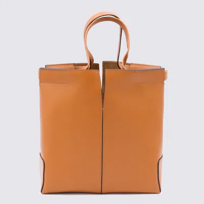 Tod's Tods Brown Leather Totes In Brown