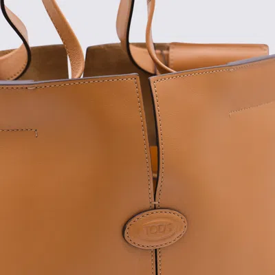 Tod's Tods Brown Leather Totes In Brown