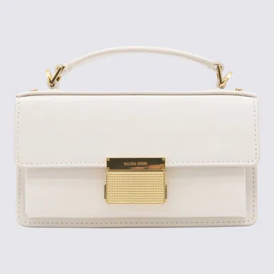 Golden Goose Deluxe Brand Structured Handbag With Gold-tone Clasp And Detachable Strap