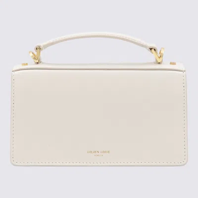 Golden Goose Deluxe Brand Structured Handbag With Gold-tone Clasp And Detachable Strap