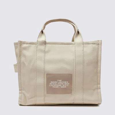 Marc Jacobs Beige Canvas The Mediium Tote Bag