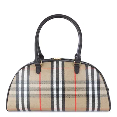 Burberry Highlands Bowling Bag In Neutral