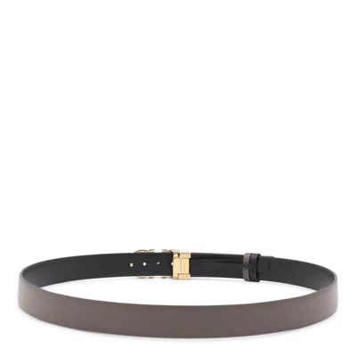 Ferragamo Adjustable Reversible Belt Gold-tone Buckle