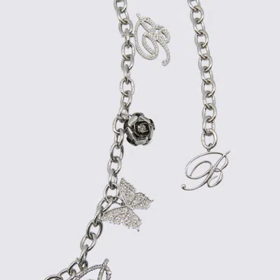 Blumarine Butterfly Initial Rose Charm Chain Belts