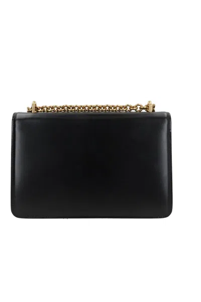 Valentino Vain Leather Shoulder Bag In Black