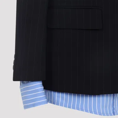 Acne Studios Blazer Blue In Brown