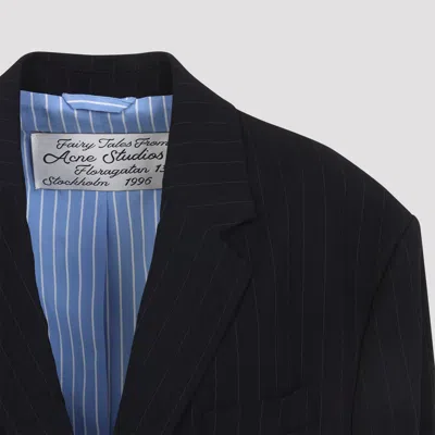 Acne Studios Blazer Blue In Brown