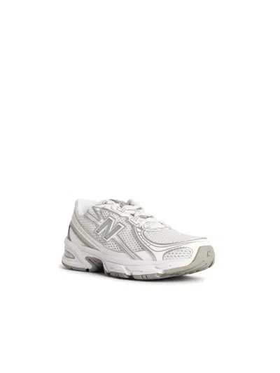 New Balance '740' White Fabric Blend Sneakers In White