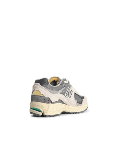 New Balance 2002r Panelled Brushed Suede And Mesh-knit Sneakers In Gray