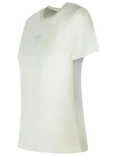 Golden Goose White Viscose Blend T-shirt In Multi