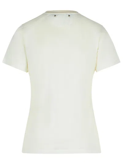 Golden Goose White Viscose Blend T-shirt In Multi