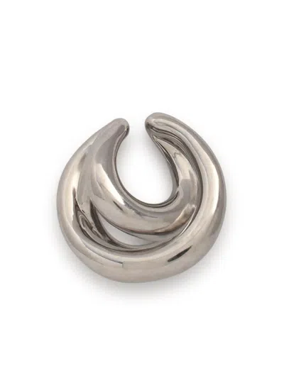 Panconesi Ear Silver 'triptych' Cuff In Silver