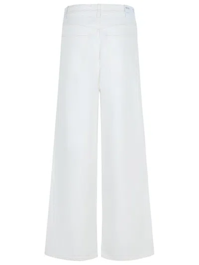 Agolde Criss Cross Jeans In White