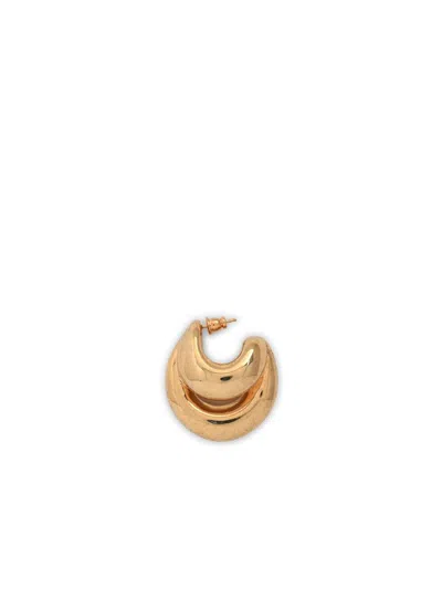 Panconesi Gold 'double Blow Up' Earrings In Gold