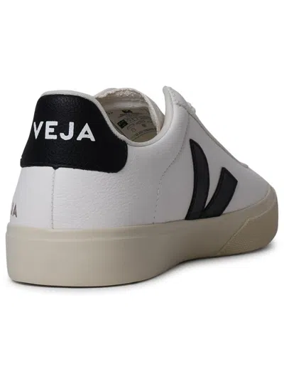 Veja White Leather Sneakers In White