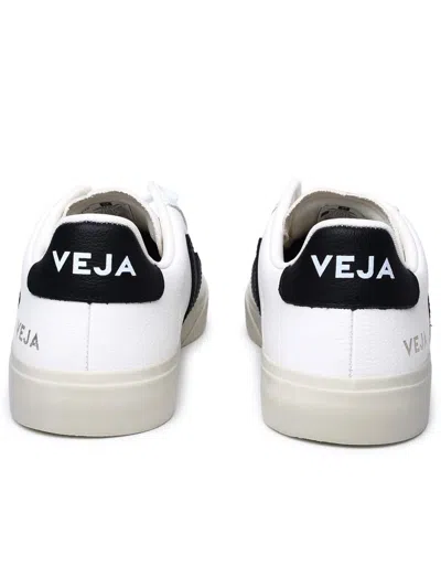 Veja White Leather Sneakers In White