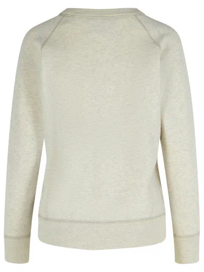 Isabel Marant Étoile Millyny Ecru Cotton Blend Sweatshirt In Gray