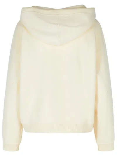 Loulou Studio Ivory Cashmere Sweater In Neutral