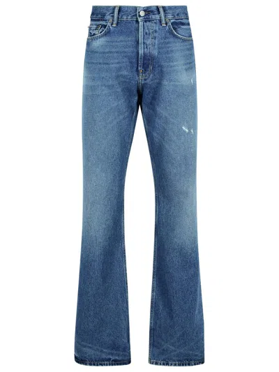Acne Studios Distressed Straight-leg Jeans In Brown