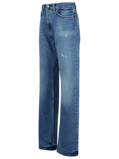 Acne Studios Distressed Straight-leg Jeans In Brown