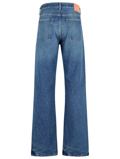 Acne Studios Distressed Straight-leg Jeans In Brown