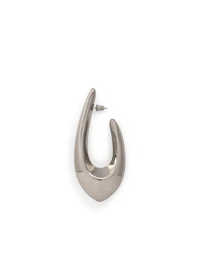 Panconesi Silver 'spada Drop' Earrings In Metallic
