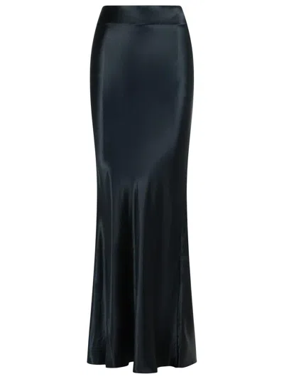 The Andamane 'nemesia' Black Viscose Skirt In Black