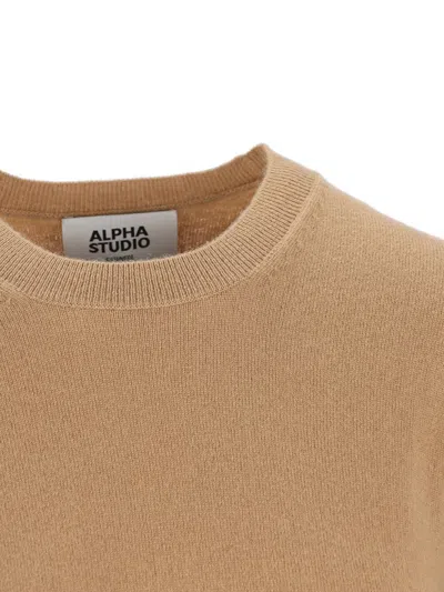 Alpha Studio Jerseys In Brown