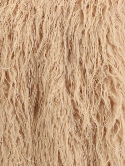 Forte Forte Faux Fur Mongolia Eco Jacket In Neutral