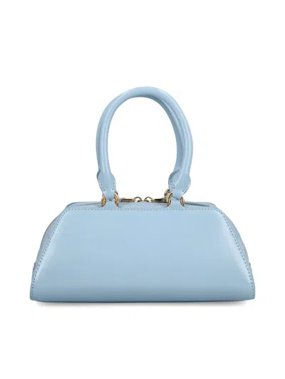 Givenchy Mini Antigona East-west Bag In Box Leather In Blue