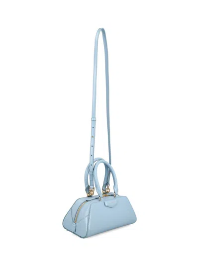 Givenchy Mini Antigona East-west Bag In Box Leather In Blue