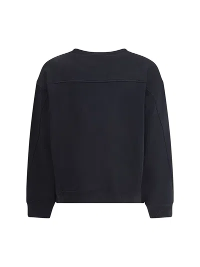 Pinko Crystal-embellishment Sweatshirt In Black
