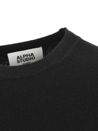 Alpha Studio Jerseys In Black