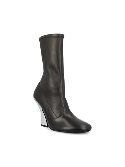 Givenchy Sculpted Ankle Boots In Nappa Leather In Multi