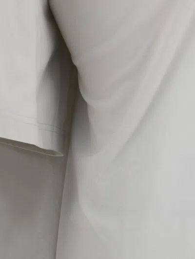 Balenciaga Semi Fitted Cotton T-shirt Dress In White