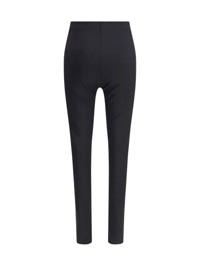 Wolford Midnight Grace Front-slit Jersey Leggings In Black