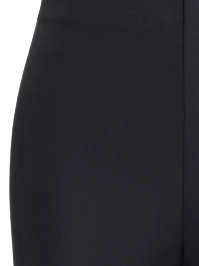 Wolford Midnight Grace Front-slit Jersey Leggings In Black