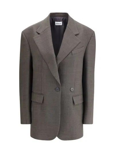 P.a.r.o.s.h P. A.r. O.s. H. Liliuxy24 Blazer Jacket In Gray